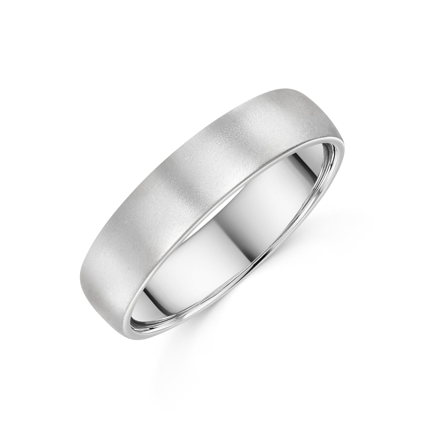 5mm Matte Finish Classic Gents Band