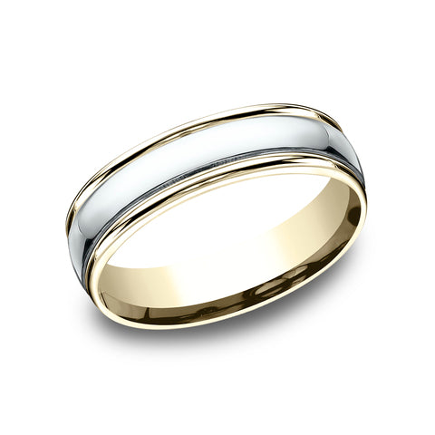 5mm Two-Tone Wedding Band