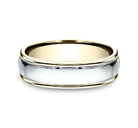 5mm Two-Tone Wedding Band