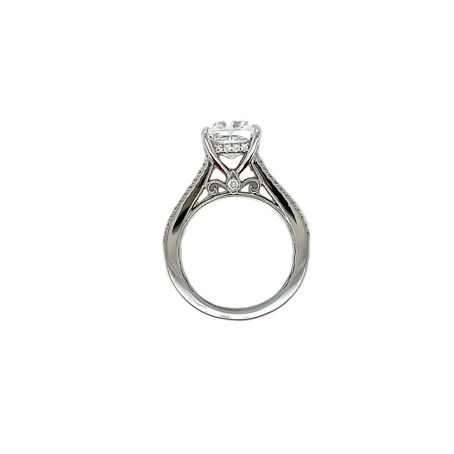 3.00 ct D‑VVS2 Cushion‑Cut Lab‑Grown Diamond Ring
