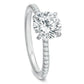 2.00ct Lab-Grown Round Brilliant Diamond Ring in Platinum