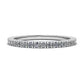 0.40ct Lab-Grown Round Brilliant Diamond Half Eternity Ring - 2.2mm