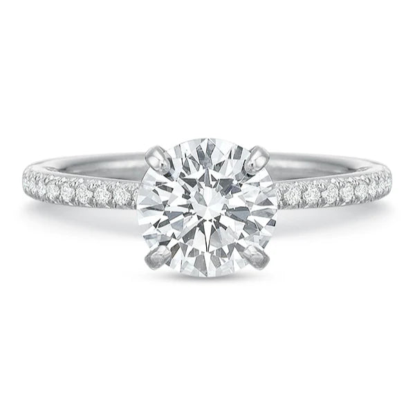 2.00ct Lab-Grown Round Brilliant Diamond Ring in Platinum
