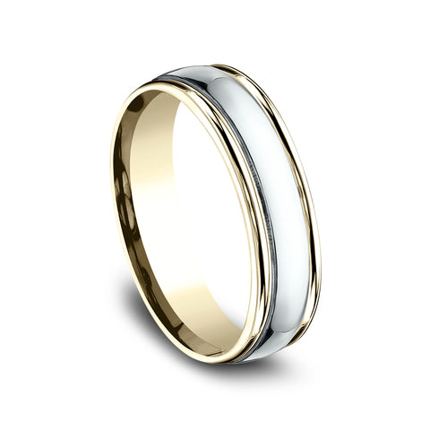 5mm Two-Tone Wedding Band