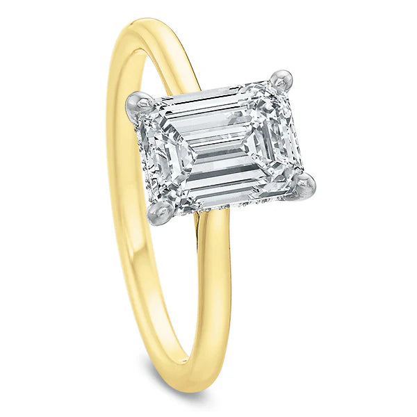 2.50ct Emerald-Cut Solitaire Lab-Grown Diamond Ring