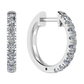 0.35ct Lab Grown Diamond Hoop Earrings in 9kt Gold