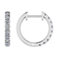 0.35ct Lab Grown Diamond Hoop Earrings in 9kt Gold