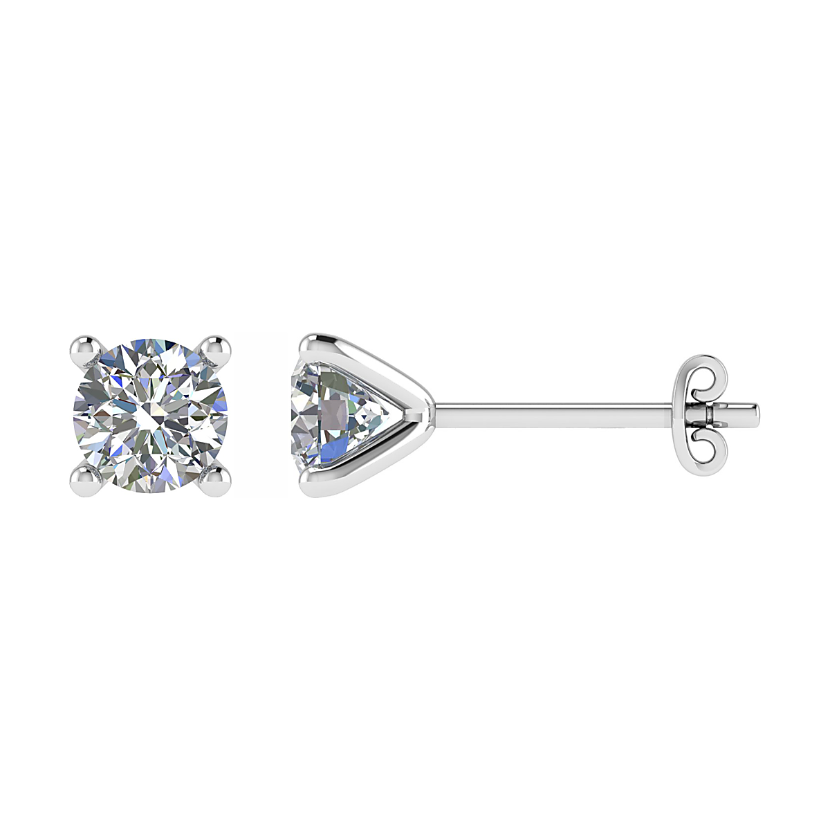 1.00ct Lab-Grown Diamond Stud Earrings in 9kt Gold