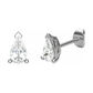 2.00ct Pear Cut LabGrown Diamond Stud Earrings in 9kt Gold