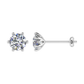 1.00 ct Lab-Grown Diamond Six-Claw Stud Earrings in 9kt Gold