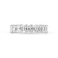 1.50ct Lab-Grown Emerald Cut Diamond Half Eternity Ring in Platinum