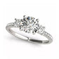 1.20ct Trilogy Lab-Grown Round Brilliant Diamond Ring in Platinum