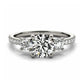 1.20ct Trilogy Lab-Grown Round Brilliant Diamond Ring in Platinum