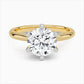 2.50ct D VS1 Round Brilliant Cut Lab-Grown Diamond Ring – Platinum Setting