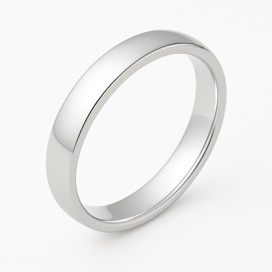 4mm Platinum Classic Wedding Band