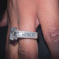 3.00 ct D‑VVS2 Cushion‑Cut Lab‑Grown Diamond Ring