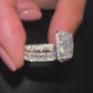 1.50ct Lab-Grown Emerald Cut Diamond Half Eternity Ring in Platinum
