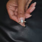Certified 1.50ct Pear Cut Natural Diamond in 18kt Yellow gold