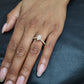 Certified 1.50ct Pear Cut Natural Diamond in 18kt Yellow gold