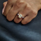 Certified 1.42ctct Total Weight of Natural Diamonds Antique Ring in Platinum