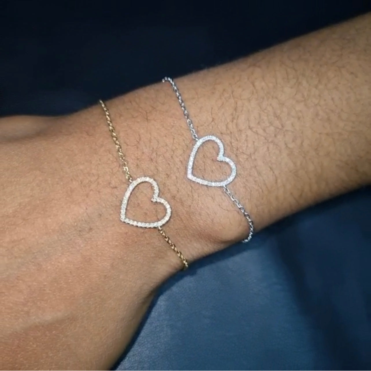 Open deals heart bracelet